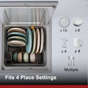 VersaWash 18 in. 3-in-1 In-Sink Dishwasher and Produce Cleaner with and 15-minute Wash Cycle