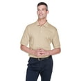 thumbnail image 1 of Solid Perfect Pima Interlock Polo para hombre STONE S Devon & Jones D140S, 1 of 1
