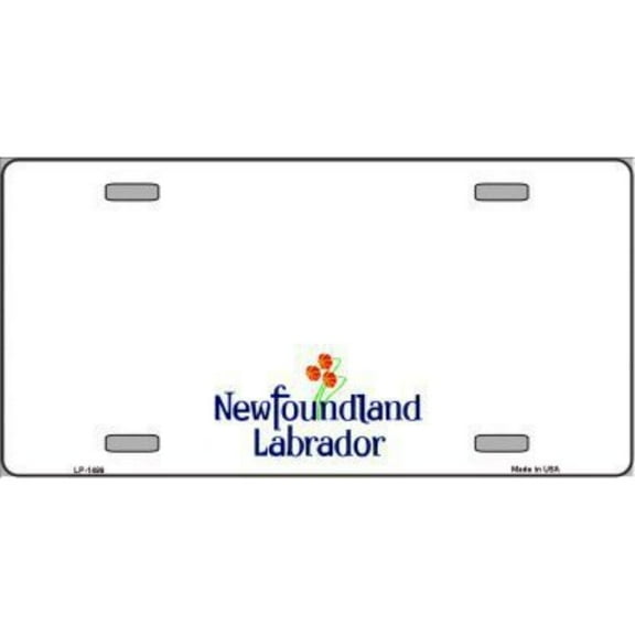 Newfoundland Novelty Background Customizable Vanity Metal License Plate Tag Sign