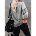 thumbnail image 2 of Cozy Cartoon Print Pullover Sweatshirt - Soft, Relaxed Fit, Long Sleeve, Crew Neck, Perfect for Chilly Fall & Winter Days - Womens Casual Comfortable Clothing, 2 of 7