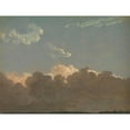 thumbnail image 2 of Simon Denis 24x19 Gold Ornate Framed and Double Matted Museum Art Print Titled - Cloud Study (Distant Storm) (ca. 1786-1806), 2 of 4
