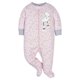 thumbnail image 4 of Pijama con pies para dormir y jugar Gerber Baby Girl, paquete de 4, 4 of 8