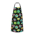 thumbnail image 2 of Picia Geometric Dinosaur Waterproof Apron for Unisex Adult - Adjustable Bib Apron with Pockets, Ideal for Cooking, Gardening, Painting, and Household Chores, 2 of 9