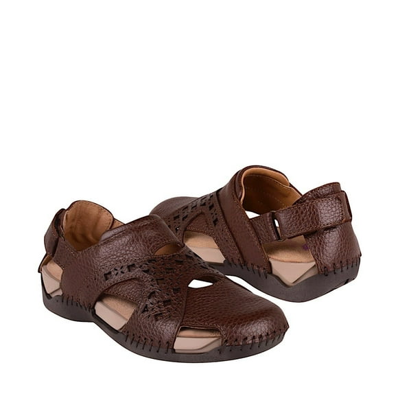 SANDALIAS NIÑA LOBO SOLO 1142 PIEL CAFÉ Lobo Solo 1142