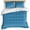 Multicolor, variant on Teal Bedding 3 Piece Duvet Cover Set California King, Turquoise Pure Teal Soft Microfiber Comforter Cover with Zipper Closure & Pillowcases, Wrinkle & FadeResistant Quilt Cover
