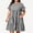 Black, variant on Summer Dresses for Women 2026 Womens Dress Flowy Plus Size Summer Tiered Plaid Ruffle Short Sleeved Round Neck Casual Midi Dress with Pockets Yellow 2X