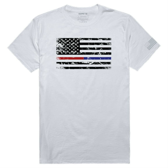 Tac.Graphic T, TRL/TBL Dual Flag,White, XL