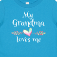 thumbnail image 4 of Inktastic My Grandma Loves Me- Heart Grandchild Boys or Girls Baby T-Shirt, 4 of 5