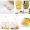 thumbnail image 3 of Bolsa de almacenamiento para colgar en la pared, organizador de armario impermeable sobre la puerta | Organizador de bolsillo colgante Farbric de lino con 3 bolsillos de tamaño remoto para dormitorio, baño, paquete de 3 Sailing  Electrónica, 3 of 6