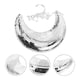 thumbnail image 3 of Disco Ball Moon Shape Hanging Mirror Ball with Chain Bar Ktv Dj Club Stage Birthday Party Disco Ball, 3 of 5