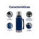 thumbnail image 4 of Termo Vaso Botella Para Café De Acero Inoxidable Grande 1 L Color Azul Oscuro, 4 of 5