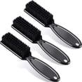 thumbnail image 1 of Paquete de 3 cepillos de limpieza de nailon para cuchillas de cortapelos herramienta de limpieza de peluquero - negro Excelente Rendimiento ER000117SX, 1 of 5
