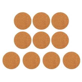 KEILEOHO Set of 16 Cork Plant Mat, 4 Inches, 6 Inches, 8 Inches, 10 Inches  Round Cork Plant Coasters, Plastic Cork Pad Absorbent Plant Mat Saucer for