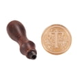 thumbnail image 5 of 1Set DIY Letter Scrapbook Brass Wax Seal Stamps and Wood Handle Sets Letter.T 25x14mm 75mm, 5 of 6