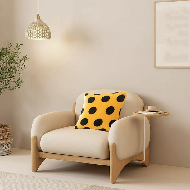 Fiudx Liquidación de ahorros de verano Fundas de almohada finas, almohadas decorativas, fundas para cojines de cabeza de sofá amarillas, fundas de almohada a la moda