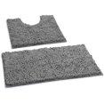 thumbnail image 1 of Alfombras de Baño Luxurux Sin Resbalón Súper Suave Chenille de Baña de Baño de Lujo Juego de Contono, Alfombra de Ducha de Lujo Suave +Tocador. LuxUrux tapetes para baño, 1 of 1