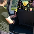 thumbnail image 4 of Drydeepin Colorful Mushrooms Car Back Seat Cover, Rear Bench Seat Towel Cover Breathable Non-Slip Rear Seat Cover Universal Fit for Sedans SUVs Truck Auto Interior Decor, 4 of 7