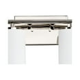 thumbnail image 4 of Replay Collection Six-Light Traditional Polished Nickel Etched White Glass Bath Vanity Light, 4 of 10