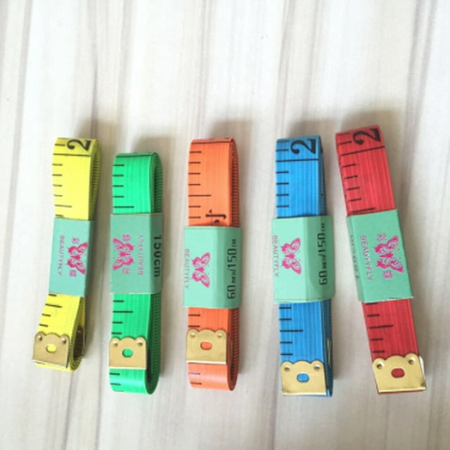 Body Measuring Ruler Sewing Tape Soft Meter Sew Tapes Durable Woodworking Tool Tools Measure Centimeter Rulers Mini 1.5m with Iron Sheet