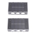 thumbnail image 1 of 2 Piezas De Lámparas Solares Para Pared, IP44 Resistentes Al Agua Lámparas Para Lavandería Con Panel Solar, Iluminación Automática Para Villas, Patios Interiores, 1 of 7