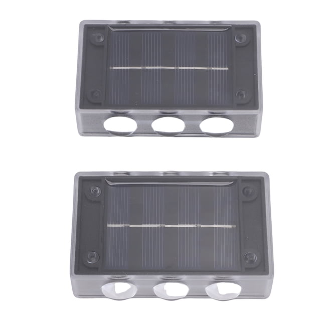 2 Piezas De Lámparas Solares Para Pared, IP44 Resistentes Al Agua Lámparas Para Lavandería Con Panel Solar, Iluminación Automática Para Villas, Patios Interiores