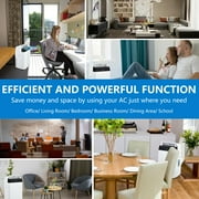 14000Btu Portable Air Conditioner, Cools Up to 750 Sq.Ft, 3-in-1 AC Unit with Dehumidifier & Fan, Sleep Mode,Floor Air Conditioner with Window Exhaust Kit and Remote Control for Large Room, Office