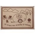 thumbnail image 4 of Ming's Mark RH8117 8' x 11' RV Home Mat, Brown/Beige, 4 of 7