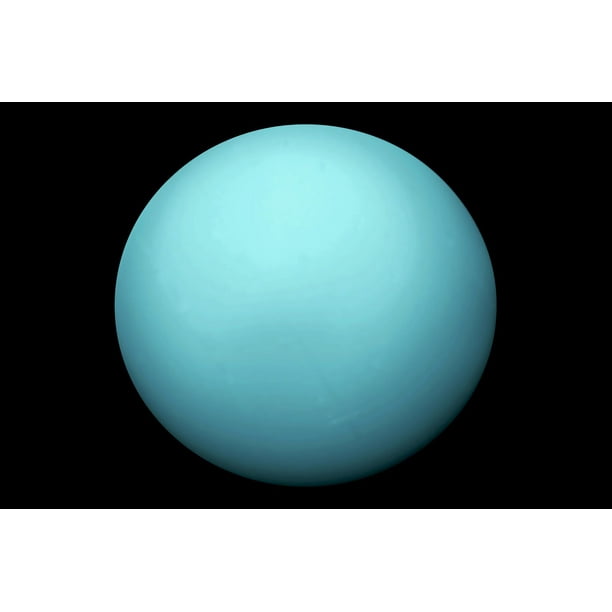 Vinyl Kids Bedroom Wall Art Planet Uranus Decor Design Ice Giant Planet Wall Decal Sticker