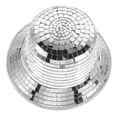 thumbnail image 3 of Miangastore Silver Mirror Disco Bucket Hat for Women with Glass Cloth Material and Reflective Surface Suitable for Parties, 3 of 8