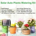 YaNovate Solar Irrigation Automatic Watering System Solar Drip Irrigation Kit Builtin 2200mAh