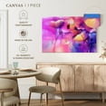 thumbnail image 5 of Elephant Stock Hot Pink Abstract Wall Art - Horizontal Canvas Wall Art - Living Room Wall Decor - Abstract Canvas - Purple And Blue Decor - 36" x 24", 5 of 8