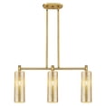 thumbnail image 5 of 434-3I-BK-G434-12ME Innovations Lighting Crown Point - 3 Light Island In Industrial Style-14.75 Inches Tall and 30.5 Inches Wide-Matte Black, 5 of 5