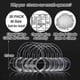 thumbnail image 2 of 30-pack Dental Cheek Retractor, Professional Autoclavable Mouth Opene, 100% Bpa-free, For Dentist - Size M -wf, 2 of 4
