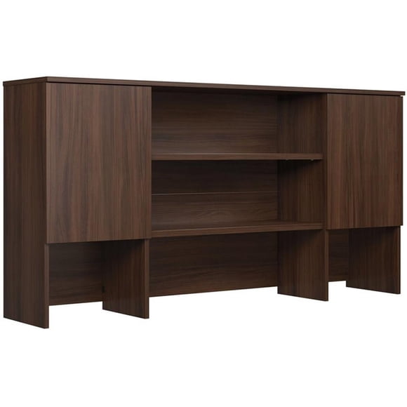 Sauder Affirm Engineered Wood 36" x 72" Storage Hutch in Noble Elm/Brown