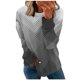 thumbnail image 2 of ICHUANYI Clearance Women Long Sleeves Casual Shirts Printing Round Neck Sweatshirt Pullover Loose Tunic Tops(Gray, S) ICHUANYI WER2023081404138, 2 of 6
