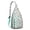 Greenish-blue-1, variant on Cute Owl Print Sling Backpack – Colorful Hand-Drawn Cartoon Owl Crossbody Bag for Hiking & Travel