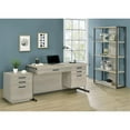 thumbnail image 2 of Scranton & Co 60" 4-Drawer Computer Desk with File Drawer in Whitewashed Grey, 2 of 13