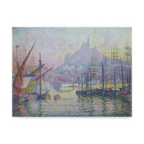Trademark Fine Art 'Notredamedelagarde Marseilles' Canvas Art by Paul Signac