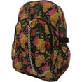 thumbnail image 2 of Gold Sugarskull Pink Flower Tattoo Backpack Rucksack, 2 of 4