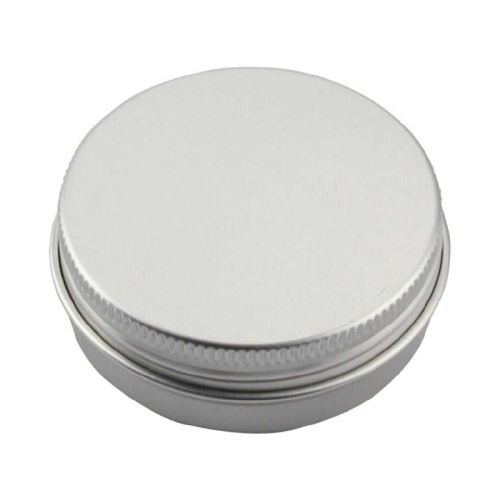 wrea Pack of 10 Round Containers Screw Lid Empty Storage Jars