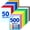 500P, variant on 100P Colored Card Stock 8.5" x 11" 230gsm Printer Craft Supplies