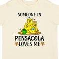 thumbnail image 4 of Inktastic Someone in Pensacola Loves Me Beach Vacation Boys or Girls Toddler T-Shirt, 4 of 5