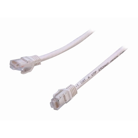 StarTech 10ft CAT6 Ethernet Cable - White CAT 6 Gigabit Ethernet Wire - 250Mhz 100W PoE RJ45 UTP Network Patch Cord Snagless with Strain Relief (N6PATCH10WH)