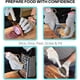 thumbnail image 2 of Guantes resistentes a cortes: protección de nivel 5, guantes a prueba de cortes de grado alimenticio, guantes de corte, 2 of 4