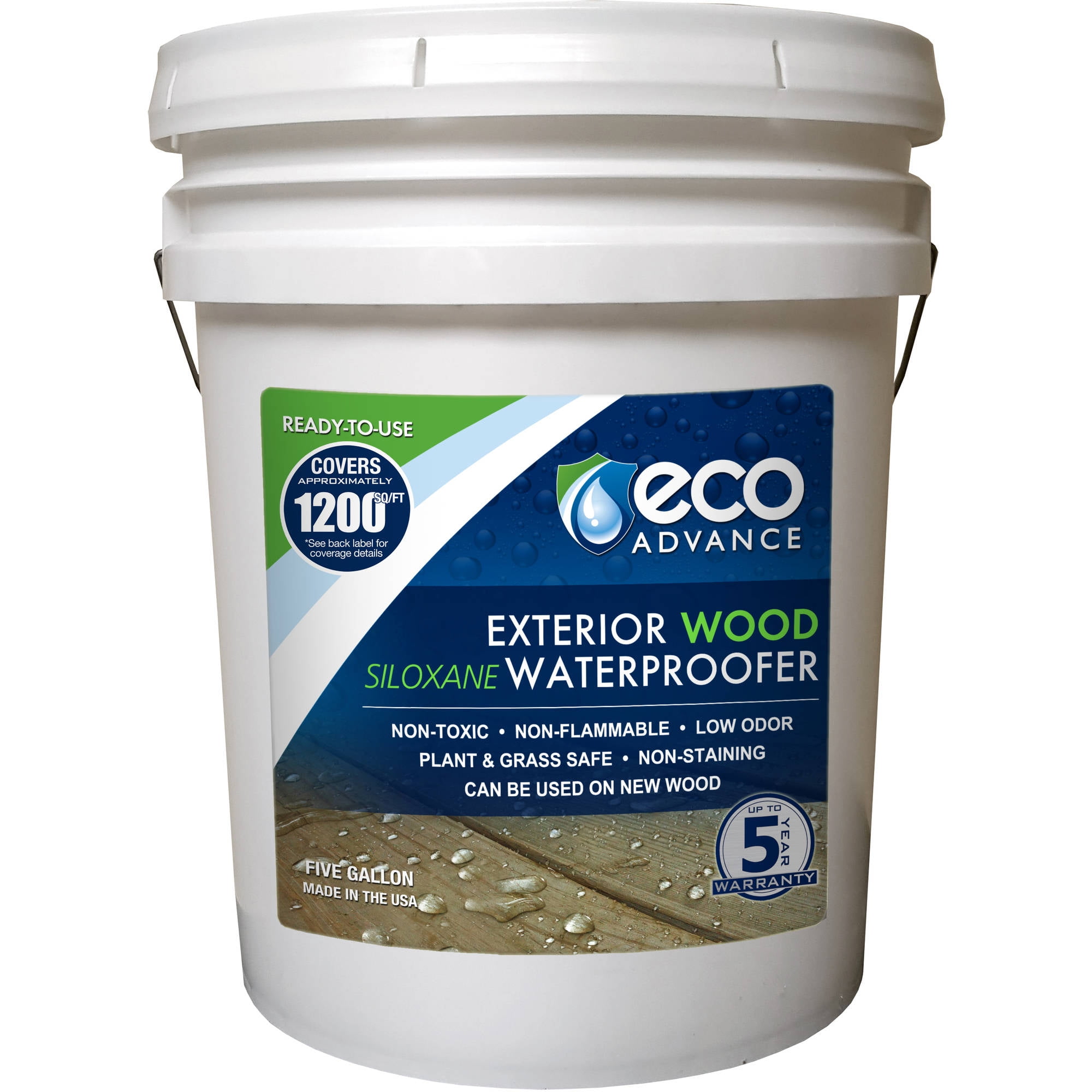 Eco Advance Wood Siloxane Waterproofer, ReadytoUse, 5 Gallon