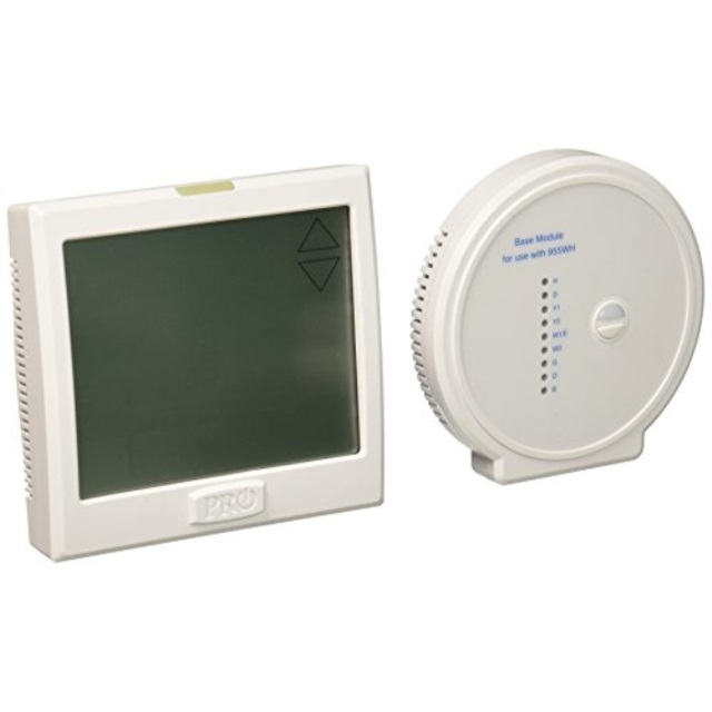 PRO1 IAQ T955WH Touchscreen Universal Programmable Thermostat with