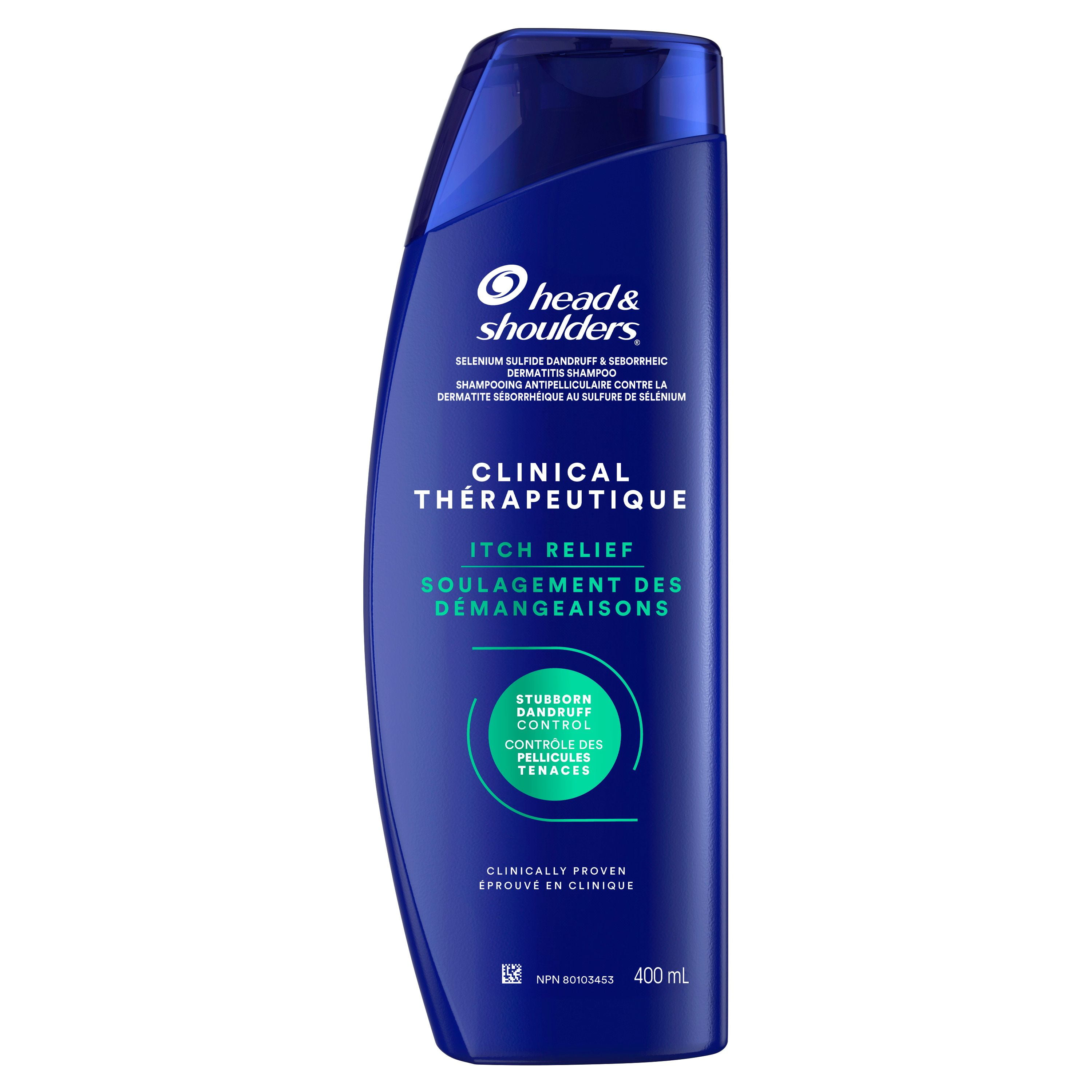 Head & Shoulders Clinical Strength Dandruff Defense Intensive Itch Relief Shampoo, 400 mL