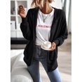 thumbnail image 2 of REDHOTYPE Women's Button Long Sleeve Brushed Jacket Coats with Pockets, 2 of 8