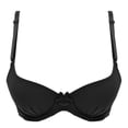 thumbnail image 1 of Brasier Secret Treasures Intimates Rayas y Moño Negro Talla 32B, 1 of 4