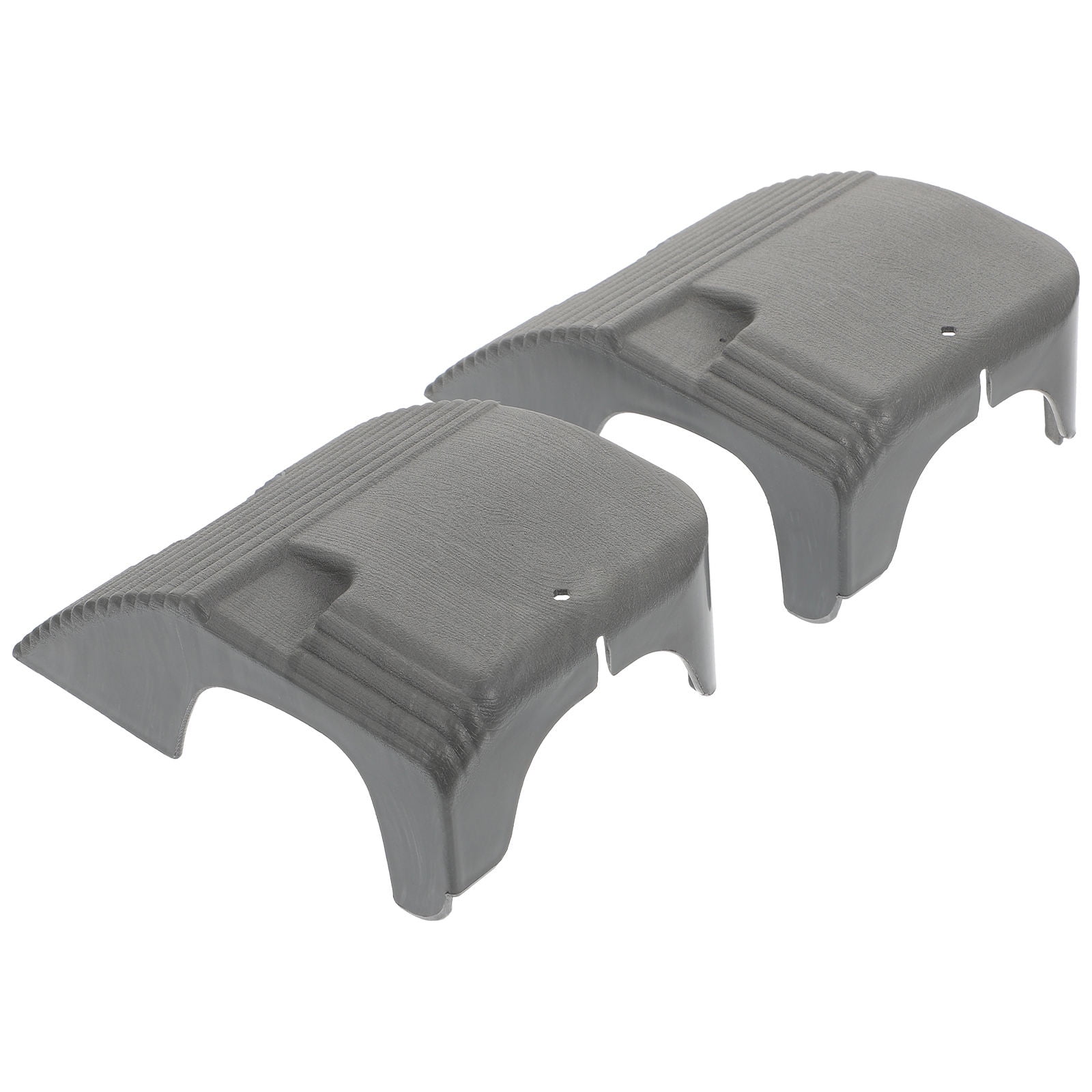 Amosfun Dark Grey ABS Turtle Stand 2-Pack for Aquarium and Reptile Climbing Habitat Accessories